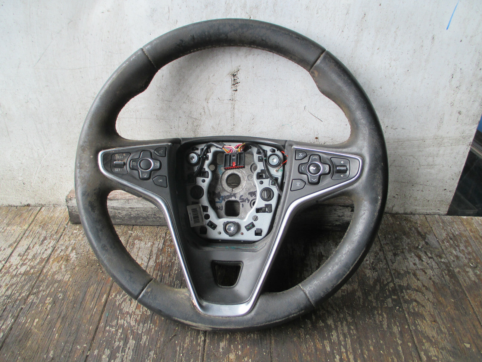 VAUXHALL INSIGNIA MK1 2013-2015 MULTIFUNCTION LEATHER STEERING WHEEL 22992758