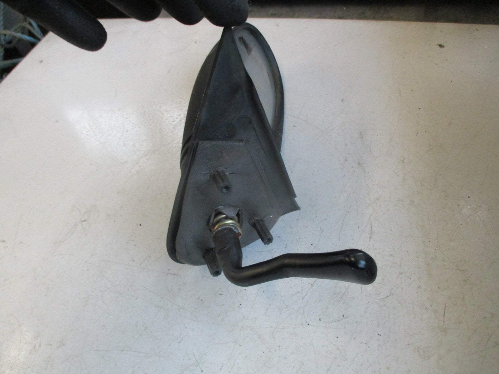 FIAT SEICENTO 2002 OS DRIVER SIDE DOOR WING MIRROR MANUAL BLACK