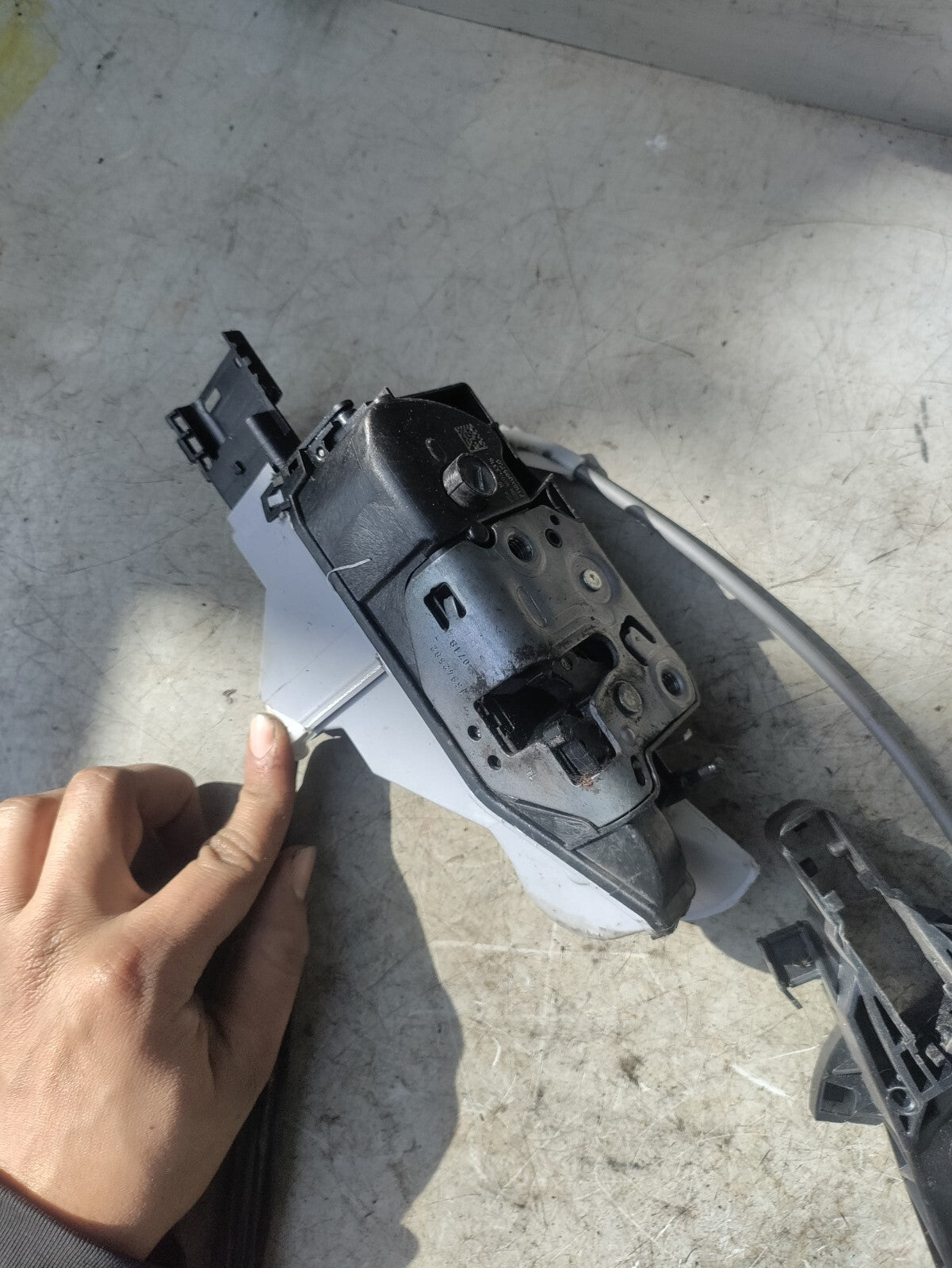 2018 CITROEN C4 CACTUS NSF PASSENGER FRONT DOOR LOCK 16943318