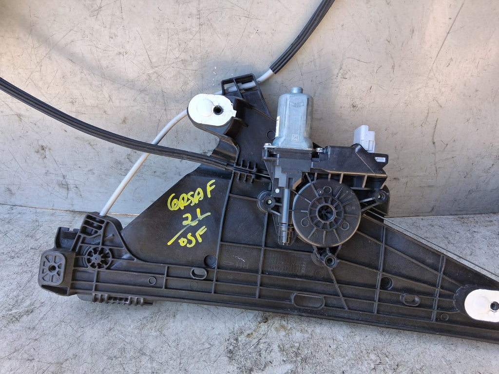 VAUXHALL CORSA F 2021 OSF DRIVER SIDE FRONT WINDOW MOTOR & REGULATOR 9829043380