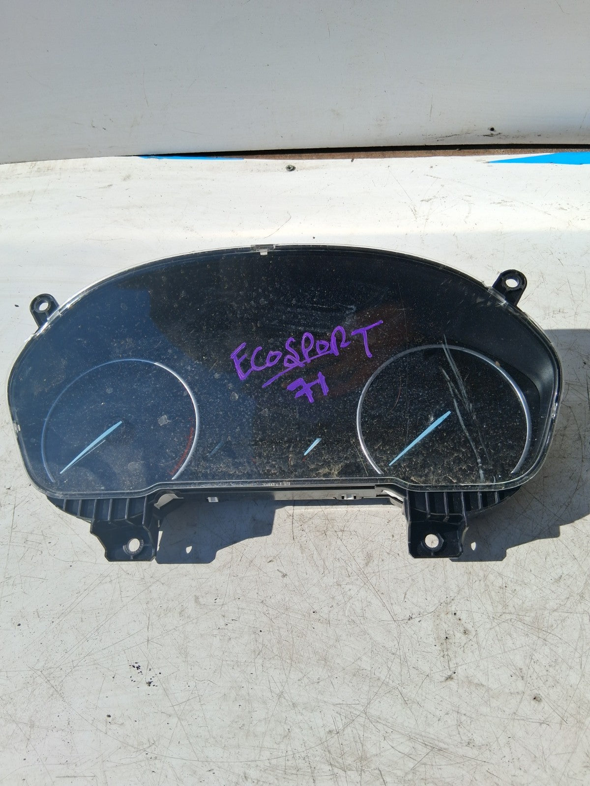 2021 FORD ECOSPORT 71 SPEEDO SPEEDOMETER INSTRUMENT CLUSTER CLOCKS GN1510849CBT