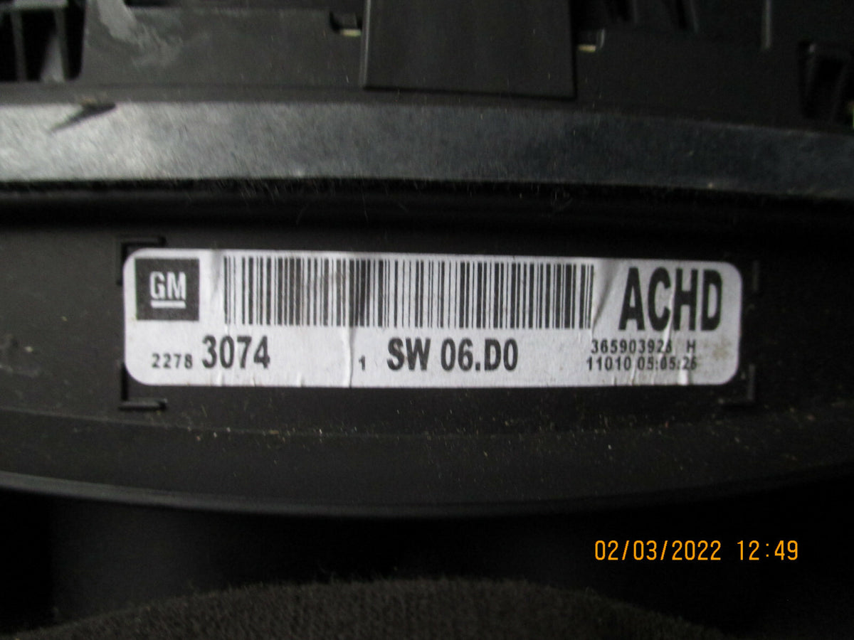 VAUXHALL INSIGNIA MK1 2011 2.0 SPEEDO CLOCKS INSTRUMENT CLUSTER 22783074 ACHD
