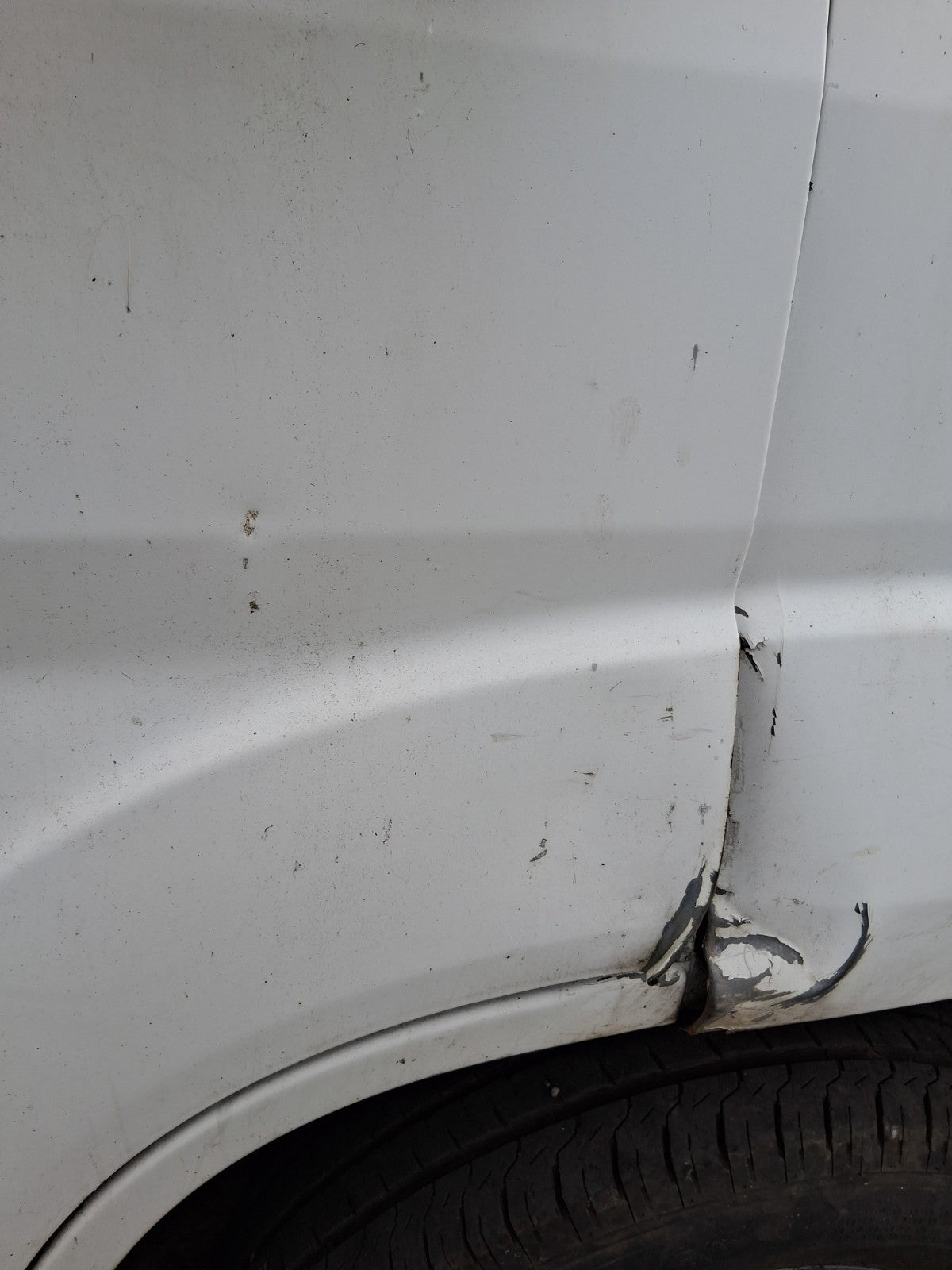 2014 CITROEN RELAY MK3 OSF DRIVER SIDE FRONT BARE DOOR WHITE DAMAGED