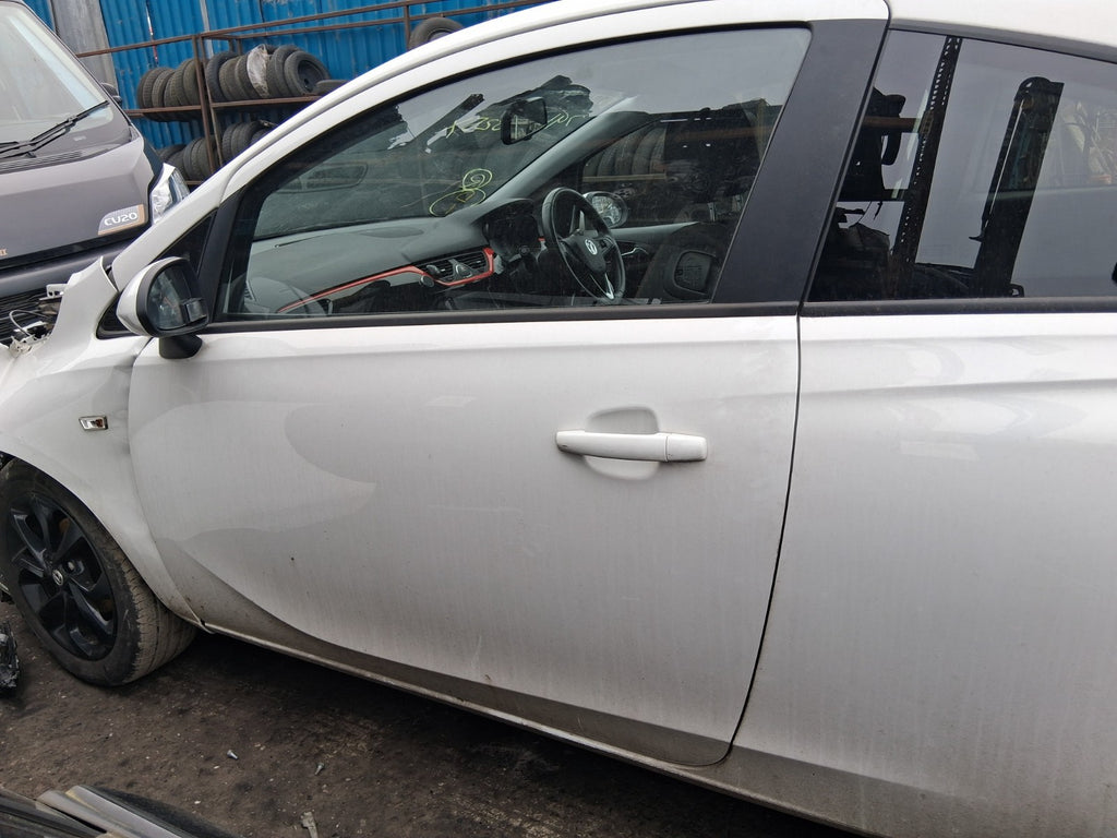 2019 VAUXHALL CORSA E 3 DOOR NS DRIVER SIDE BARE DOOR OLYMPIC WHITE Z40R