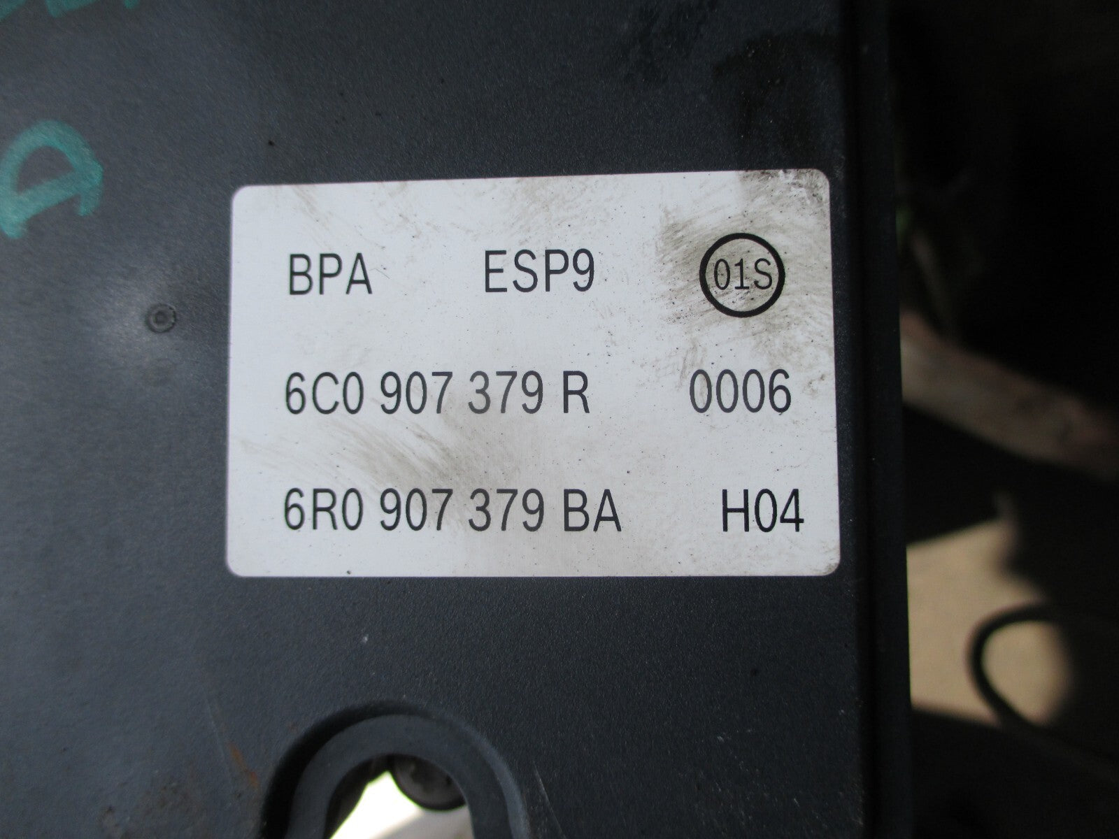 SKODA FABIA MK3 1.0 PETROL 2021 ABS CONTROL MODULE UNIT 6R0907379BA