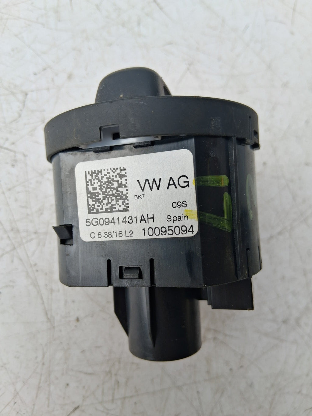SEAT LEON 2017 MK3 HEADLIGHT CONTROL SWITCH BUTTON 5G0941431AH