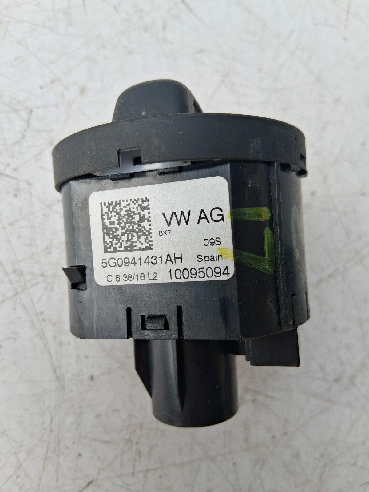 SEAT LEON 2017 MK3 HEADLIGHT CONTROL SWITCH BUTTON 5G0941431AH