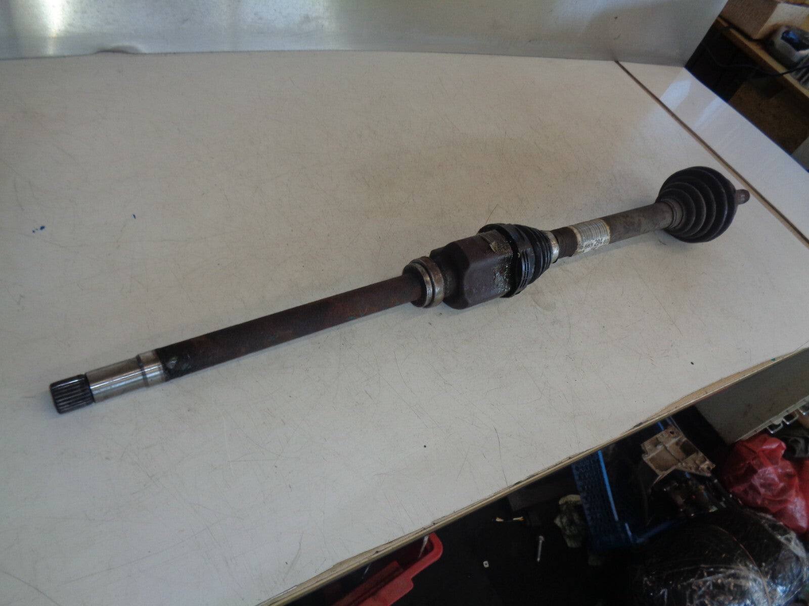 CITROEN BERLINGO 2015 1.6 DIESEL AUTOMATIC DRIVER SIDE DRIVESHAFT 9656329480