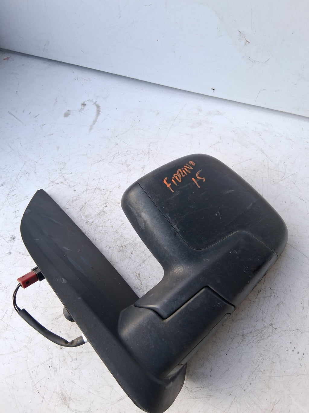 2015 FIAT FIORINO NS PASSENGER SIDE LEFT WING MIRROR BLACK 735460573