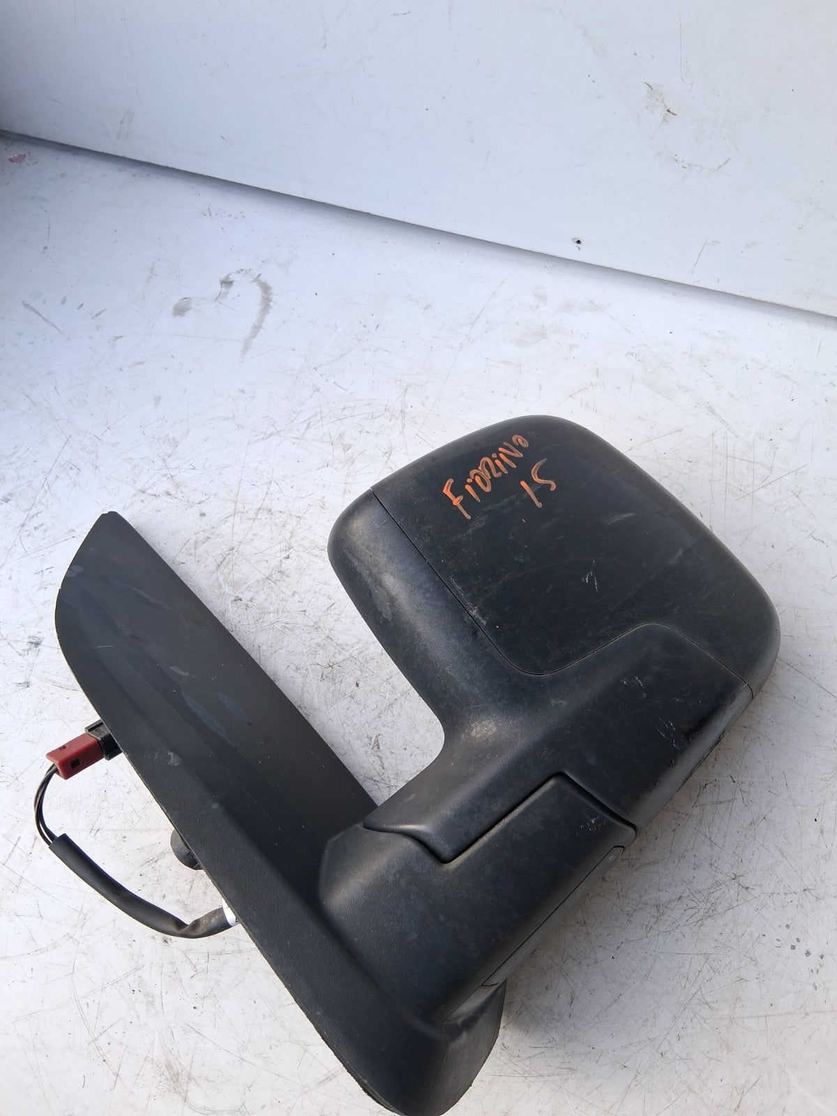 2015 FIAT FIORINO NS PASSENGER SIDE LEFT WING MIRROR BLACK 735460573