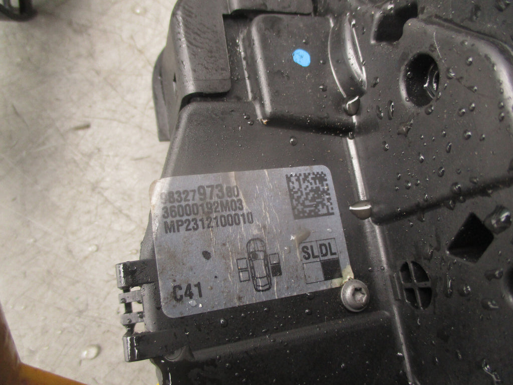 2021 CITROEN C4 MK3 OSR DRIVER SIDE RIGHT REAR DOOR LOCK  MECHANISM 9832797380