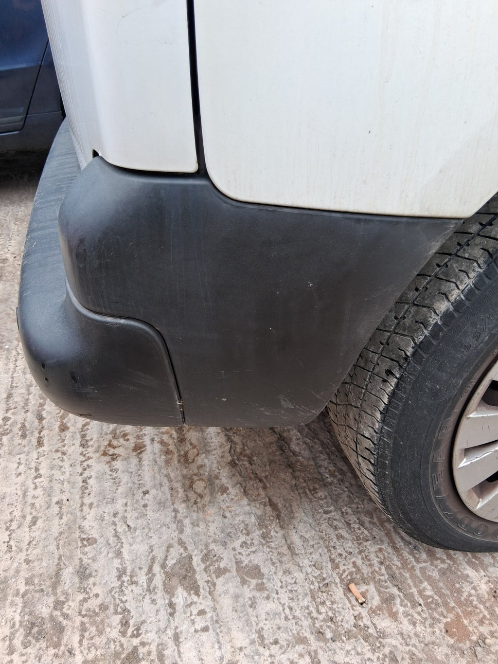 2017 CITROEN BERLINGO MK2 OSR DRIVER SIDE REAR RIGHT BUMPER CORNER BLACK