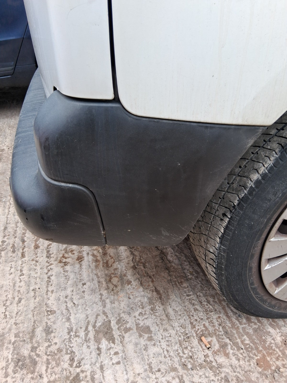2017 CITROEN BERLINGO MK2 OSR DRIVER SIDE REAR RIGHT BUMPER CORNER BLACK