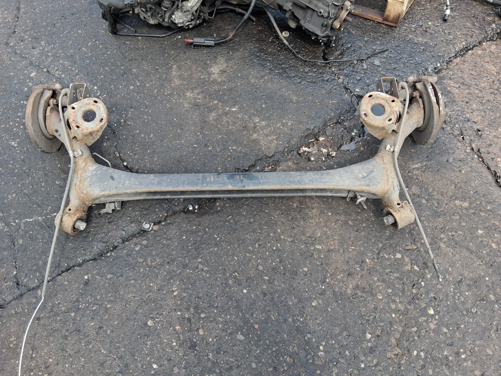2017 AUDI A1 8X 3 DOOR REAR CALLIPER AXLE DISC TYPE