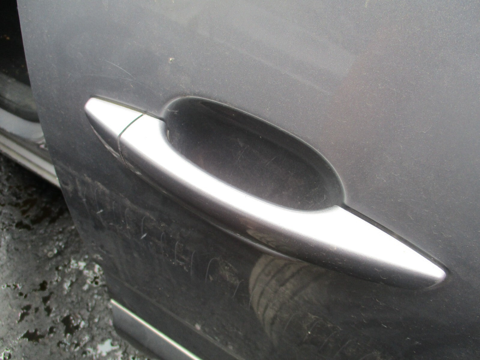 2019 VAUXHALL COMBO E MK4 NS PASSENGER SIDE SLIDING EXTERIOR DOORHANDLE GREY KCA