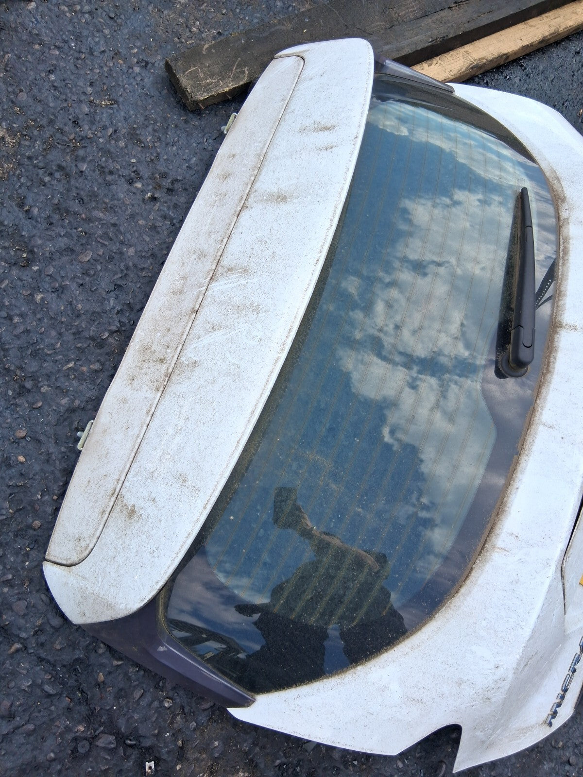 NISSAN MICRA K14 2019 REAR BARE TAILGATE BOOTLID WHITE