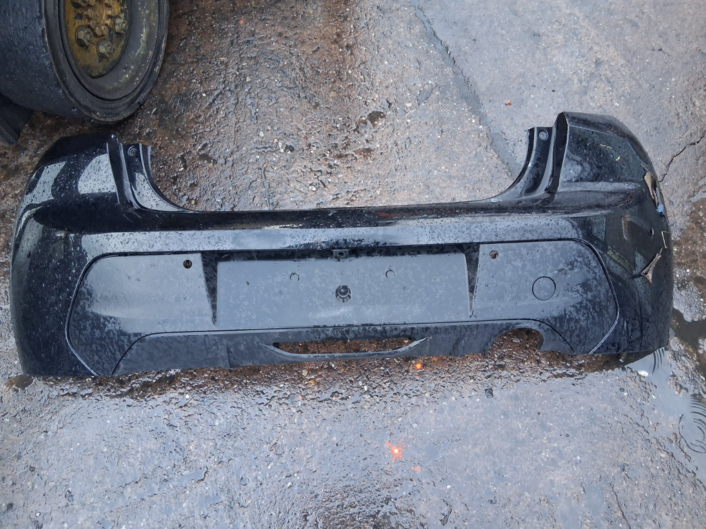 2017 PEUGEOT 308 MK2 COMPLETE REAR BUMPER BLACK