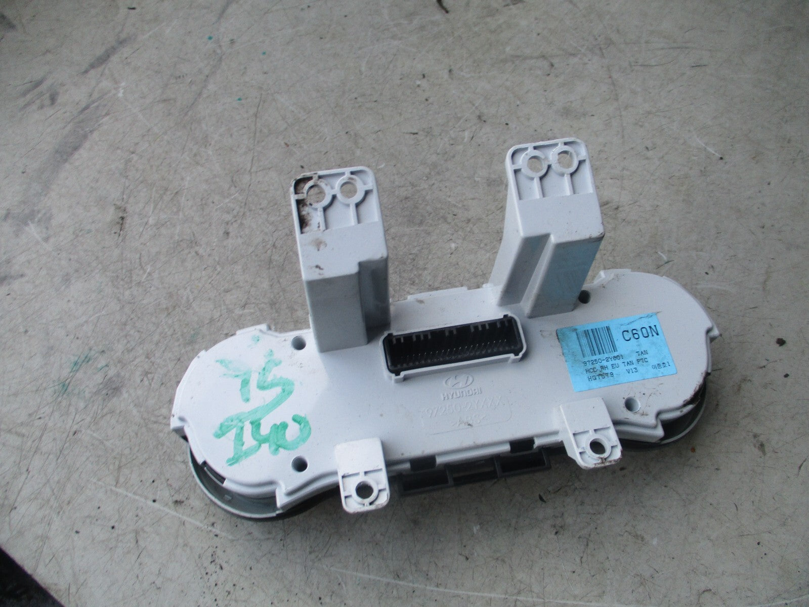 2015 HYUNDAI I40 HEATER AC CONTROL PANEL 972502Y601