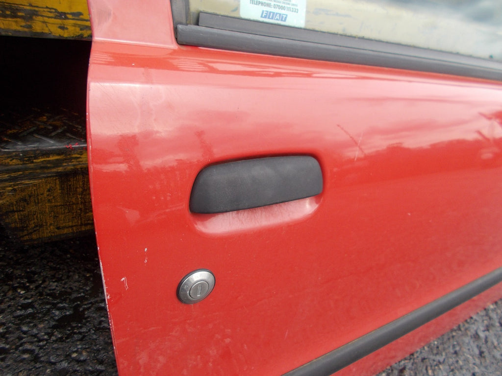 2002 FIAT SEICENTO MICHAEL SCHUMACHER OS DRIVERS SIDE FRONT DOOR RED 199/A