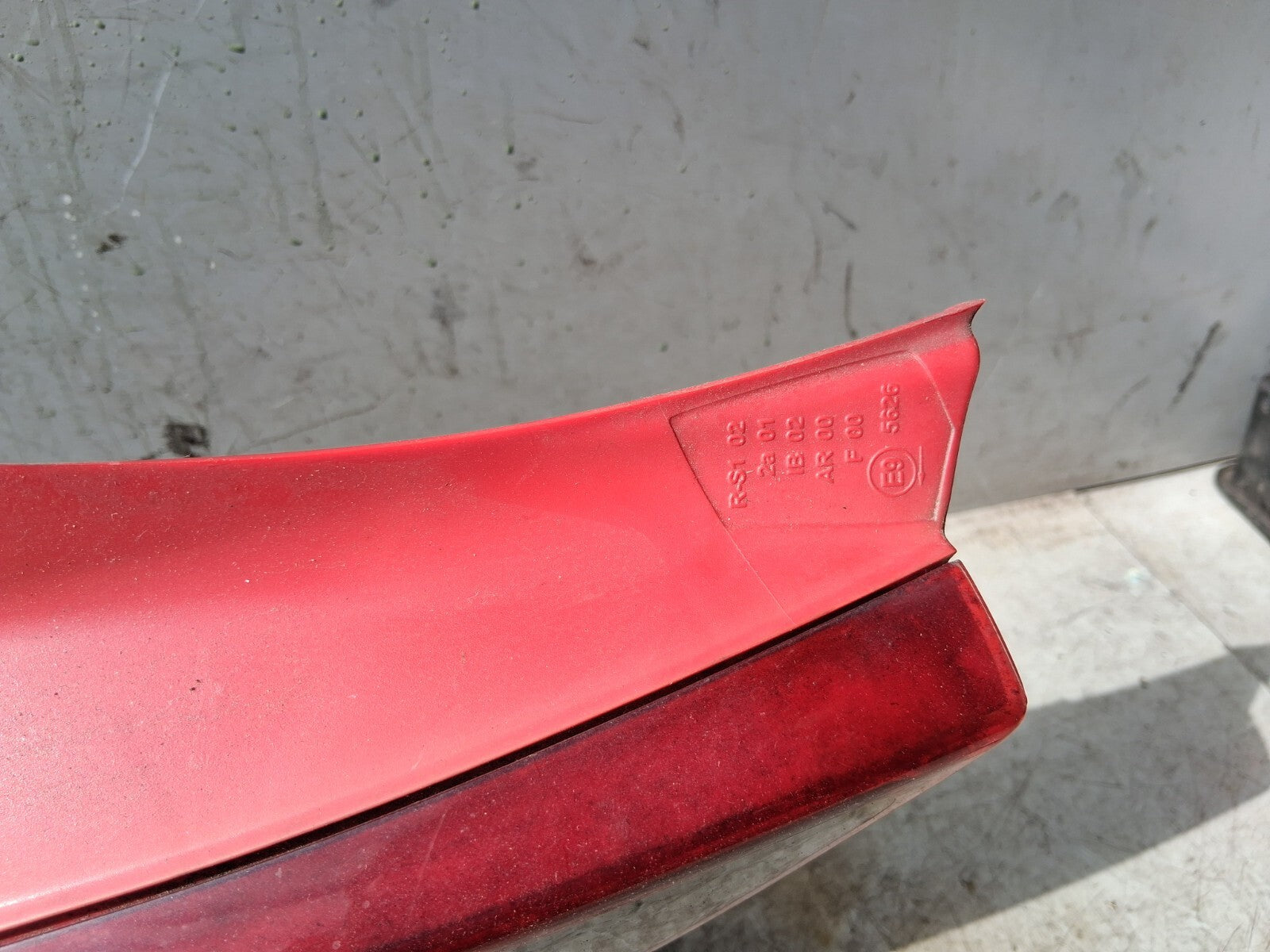 2012 VAUXHALL CORSA D NSR PASSENGER SIDE REAR LEFT TAIL LIGHT 89038962A