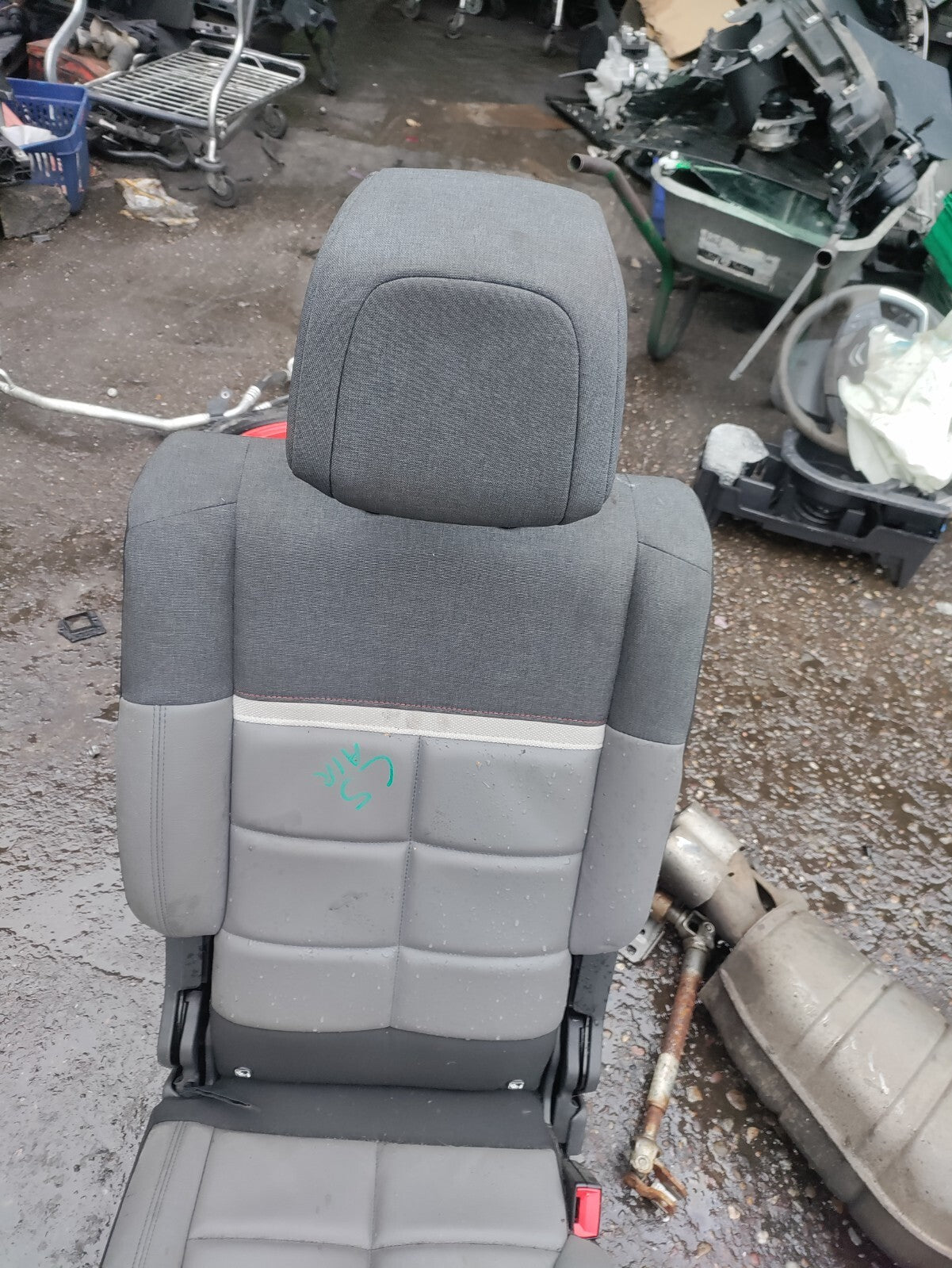2020 CITROEN C5 AIRCROSS OSF DRIVER SIDE FRONT COMPLETE SEAT HALF LEATHER