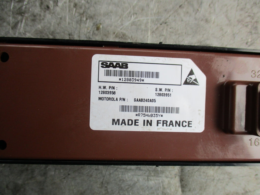 SAAB 9-3 YS3F 2003 NSF PASSENGER SIDE FRONT WINDOW SWITCH MODULE 12803958