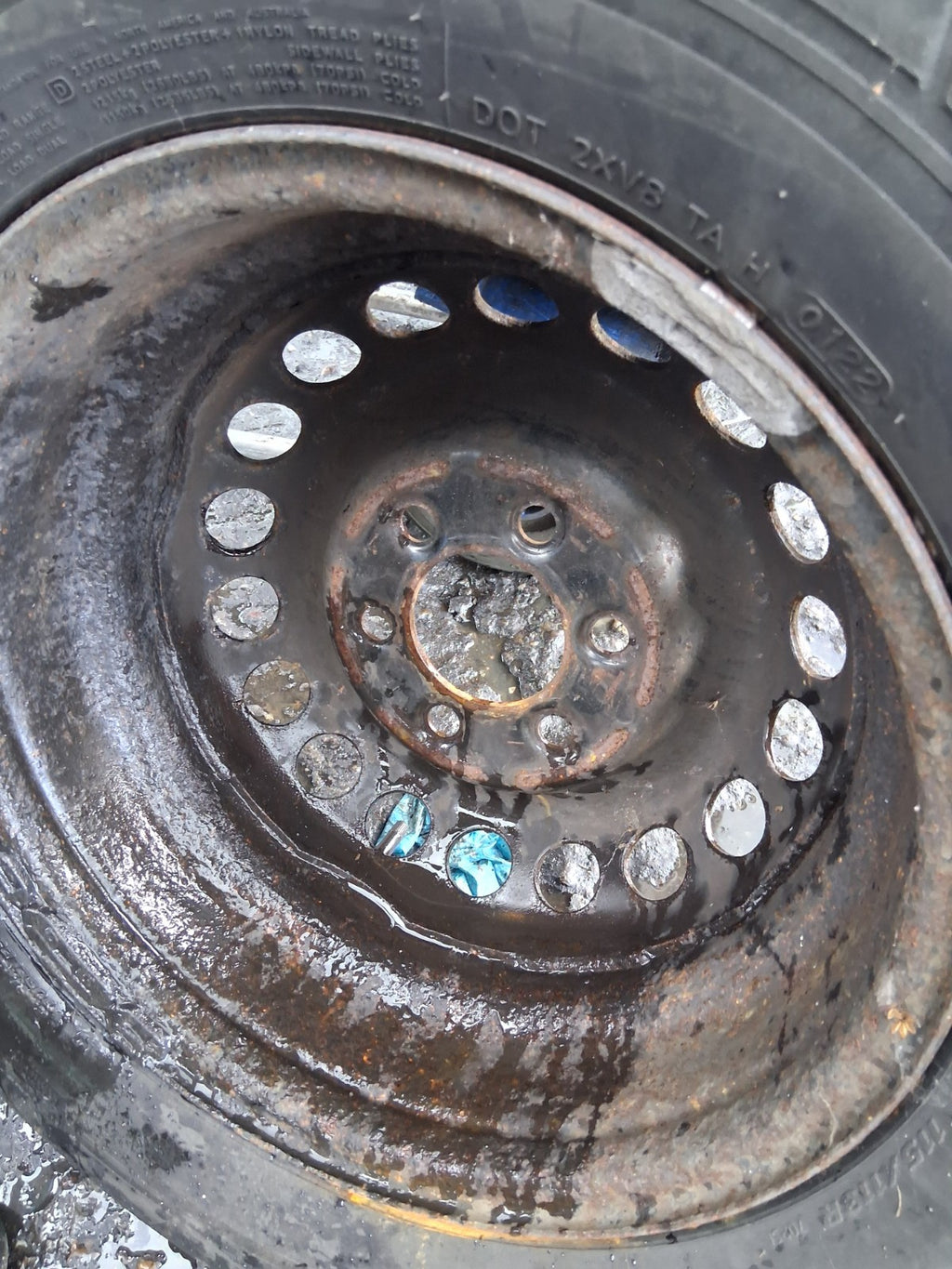 2016 MERCEDES BENZ SPRINTER W906 16 INCH STEEL WHEEL WITH TYRE 235/65R16