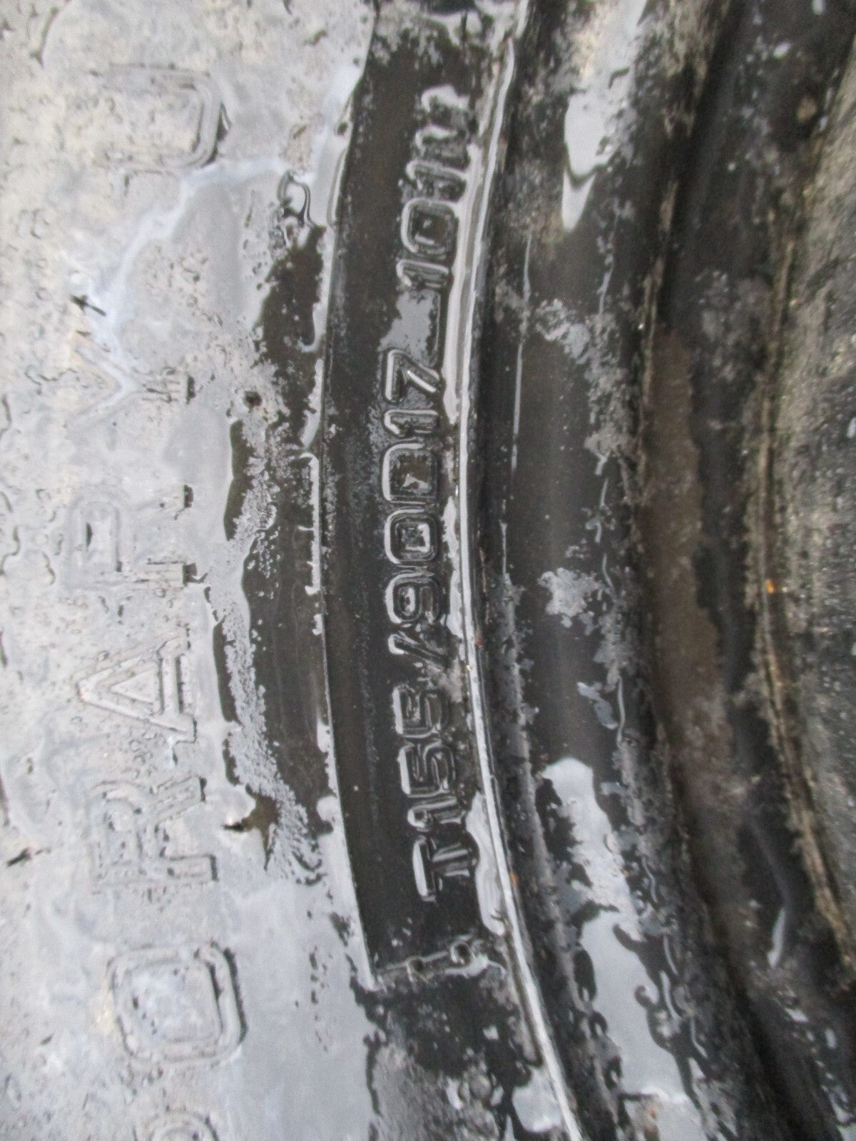 2020 NISSAN X TRAIL T32 SPACESAVER WHEEL WITH TYRE T155/90D17