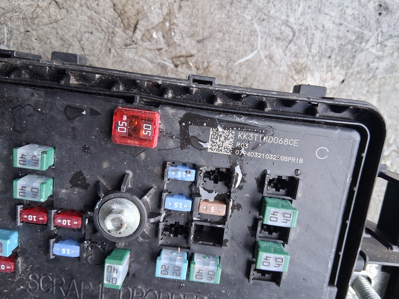 2021 FORD TRANSIT 350 MK8 FUSE BOX RELAY BOX KK3T14D068CE