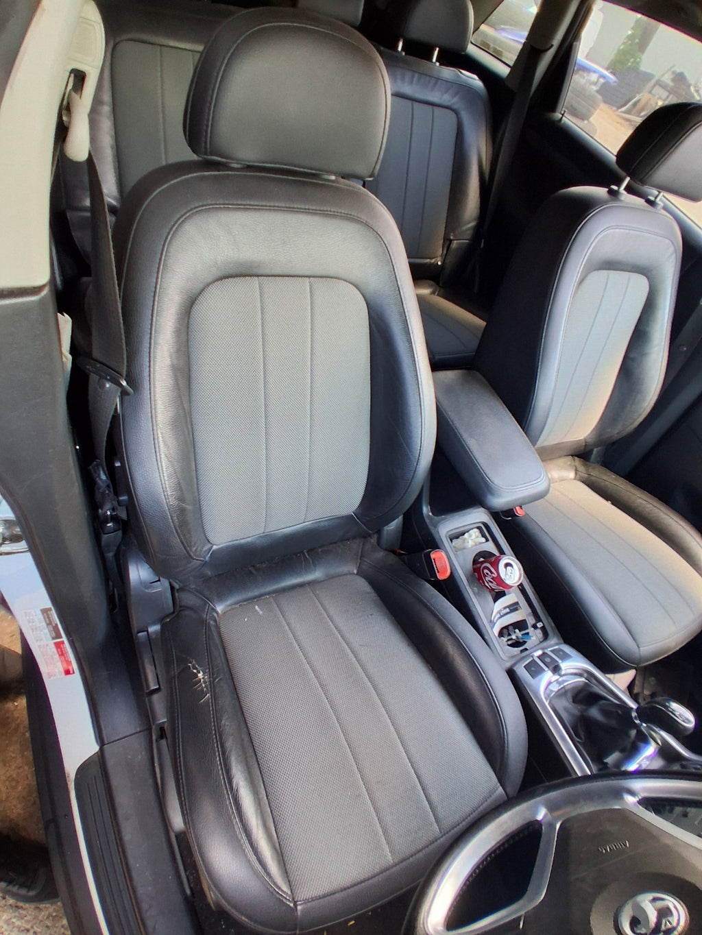 2015 VAUXHALL ANTARA MK1 OSF DRIVER SIDE FRONT COMPLETE SEAT HALF LEATHER