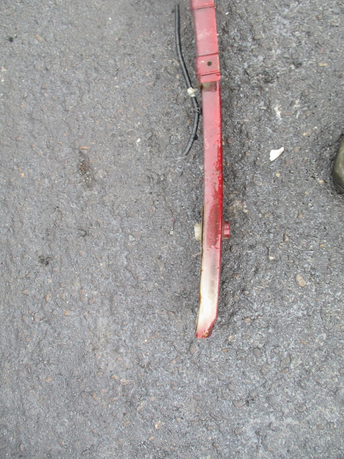 2015 NISSAN NOTE E12 FRONT BUMPER REINFORCING CRASH BAR RED