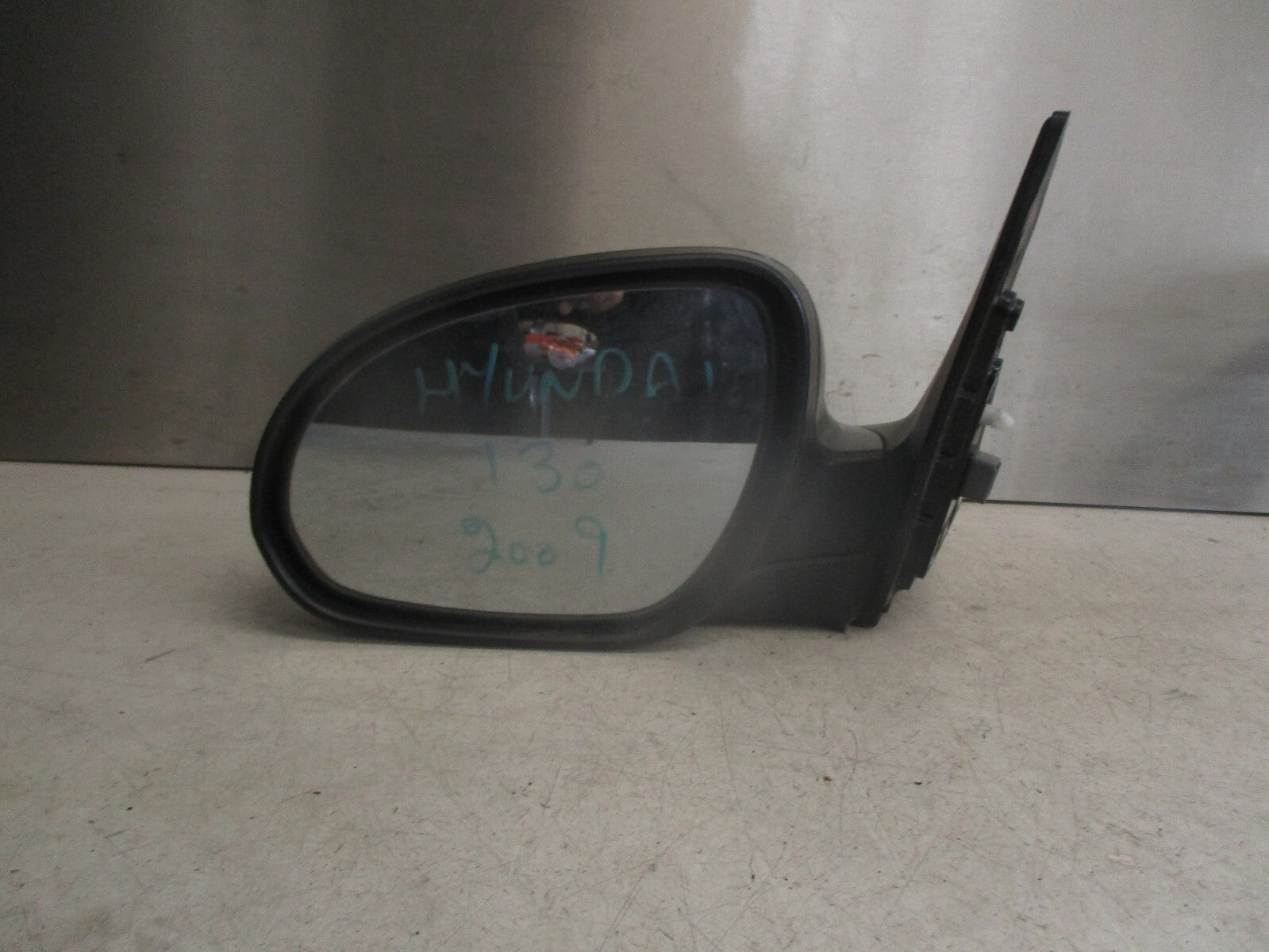 HYUNDAI I30 MK1 2009 NSF PASSENGER SIDE FRONT WING MIRROR GREY