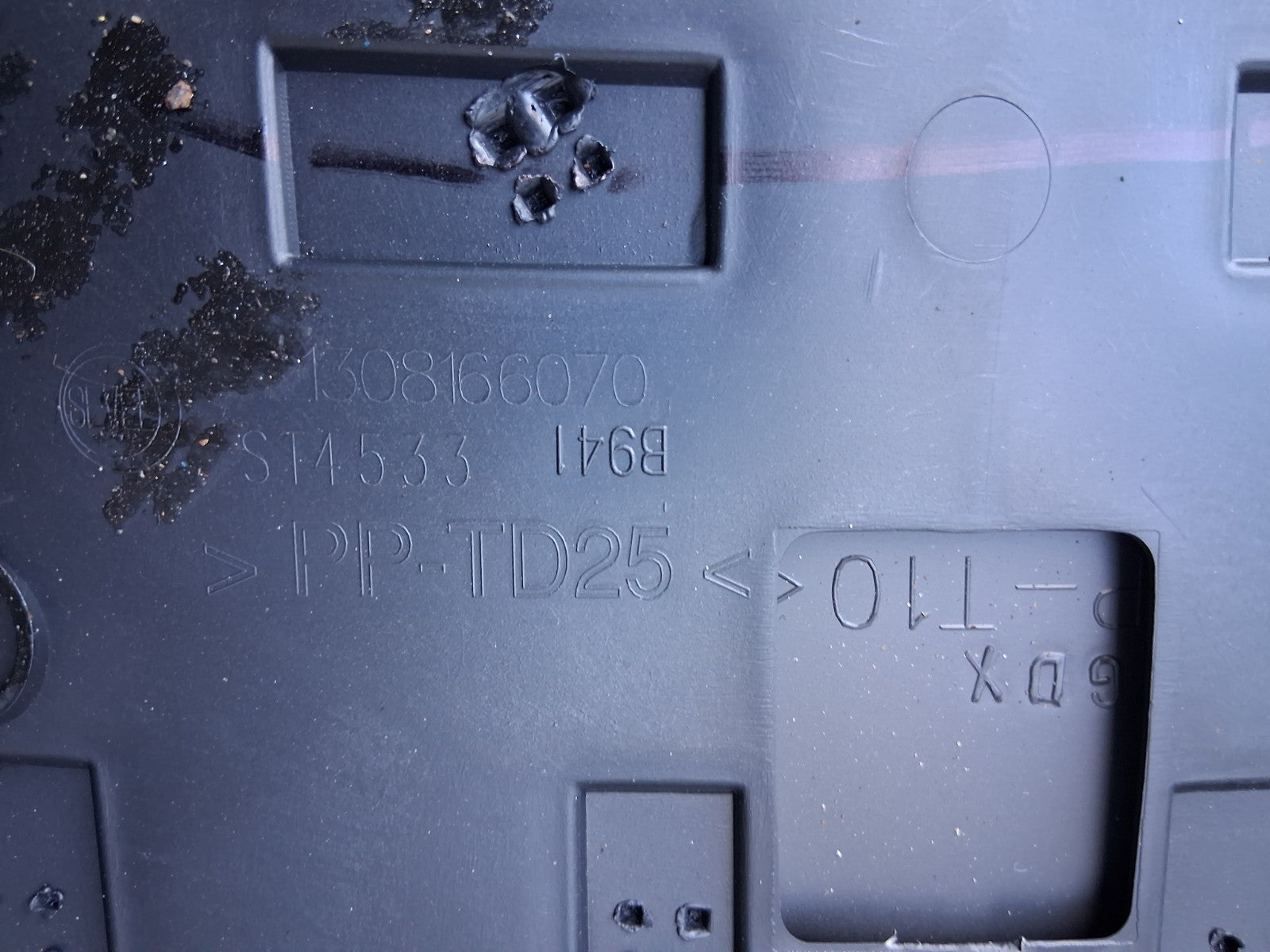 2021 PEUGEOT BOXER MK3 INSTRUMENT CLUSTER SPEEDO TOP TRIM COVER 1308166070