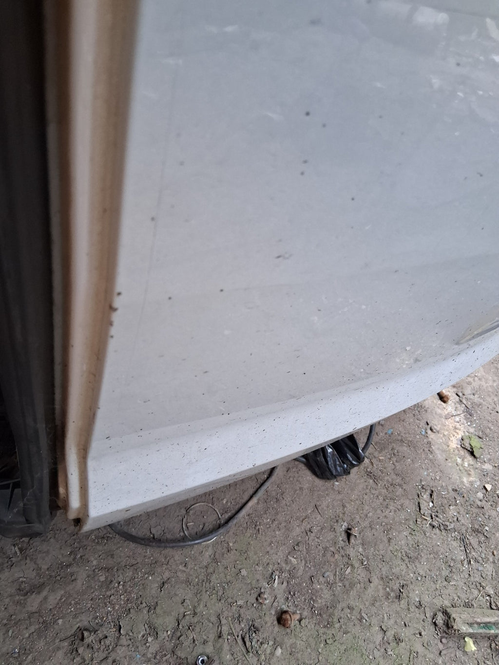 2015 FORD TRANSIT COURIER MK1 OS DRIVER SIDE REAR COMPLETE DOOR WHITE