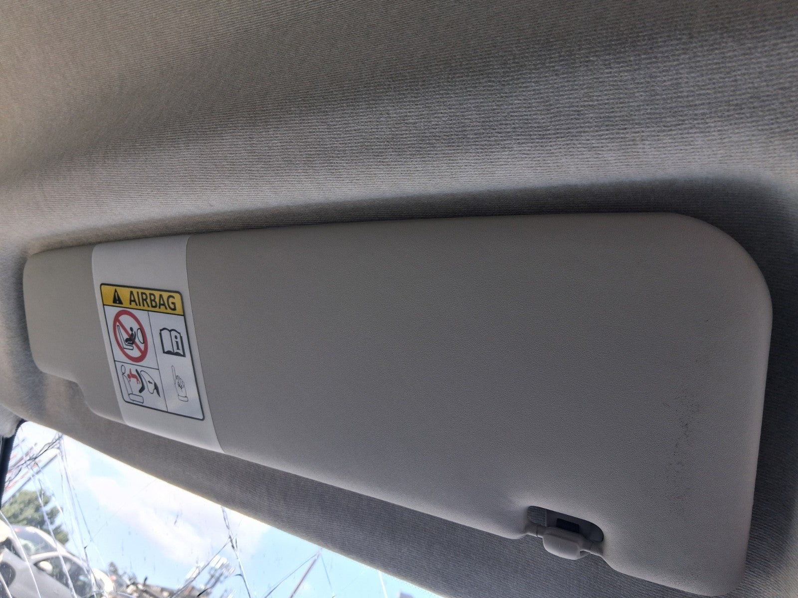 2025 CITROEN RELAY MK3 NSF PASSENGER SIDE FRONT SUN VISOR SHADE