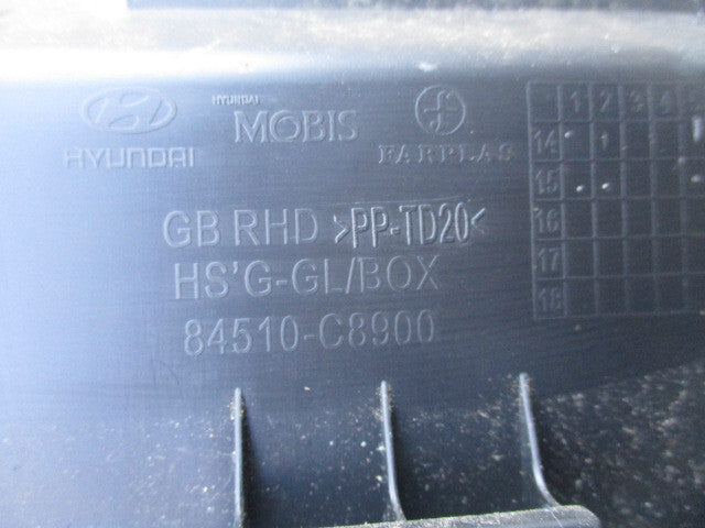 2017 HYUNDAI i20 MK2 DASHBOARD GLOVE BOX