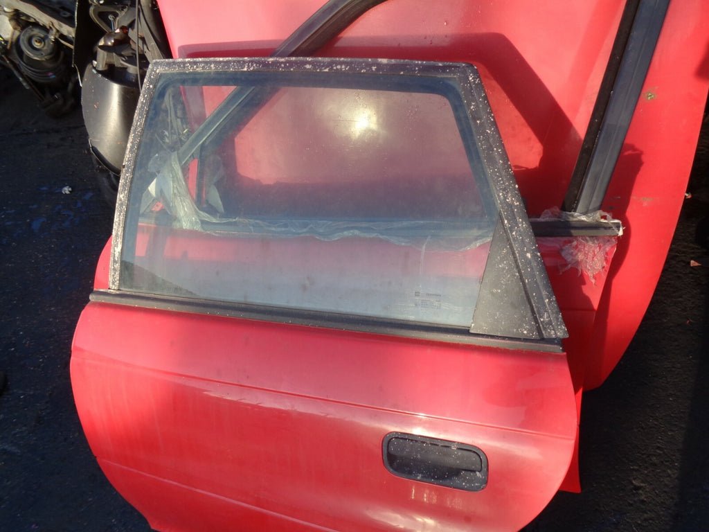 VAUXHALL ASTRA F MK3 5 DOOR NSR PASSENGER SIDE REAR COMPLETE DOOR RED