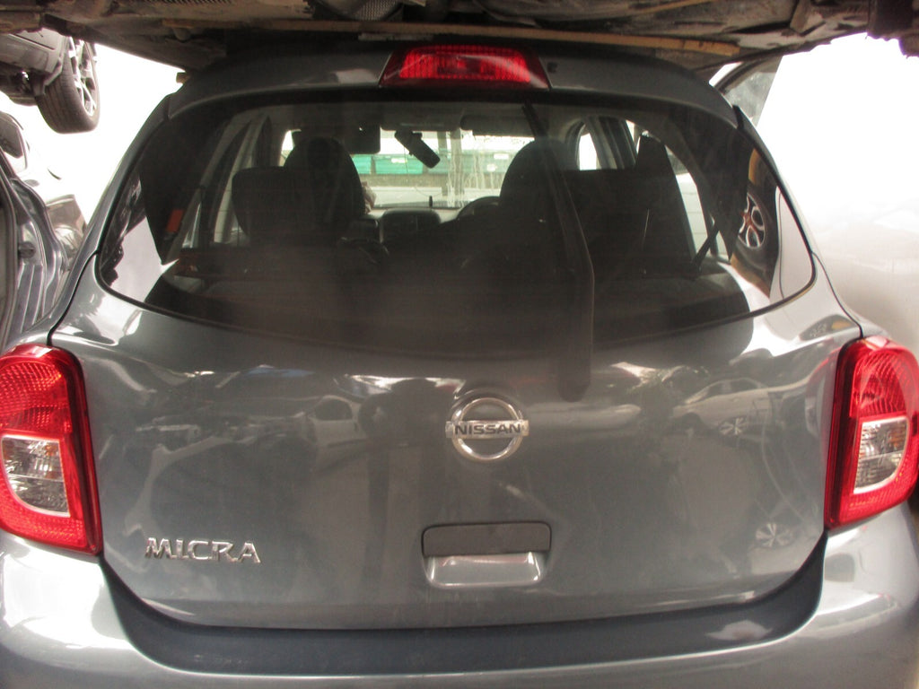 2016 NISSAN MICRA K13 5 DOOR HATCHBACK FACELIFT REAR BOOTLID TAILGATE GREEN FAA