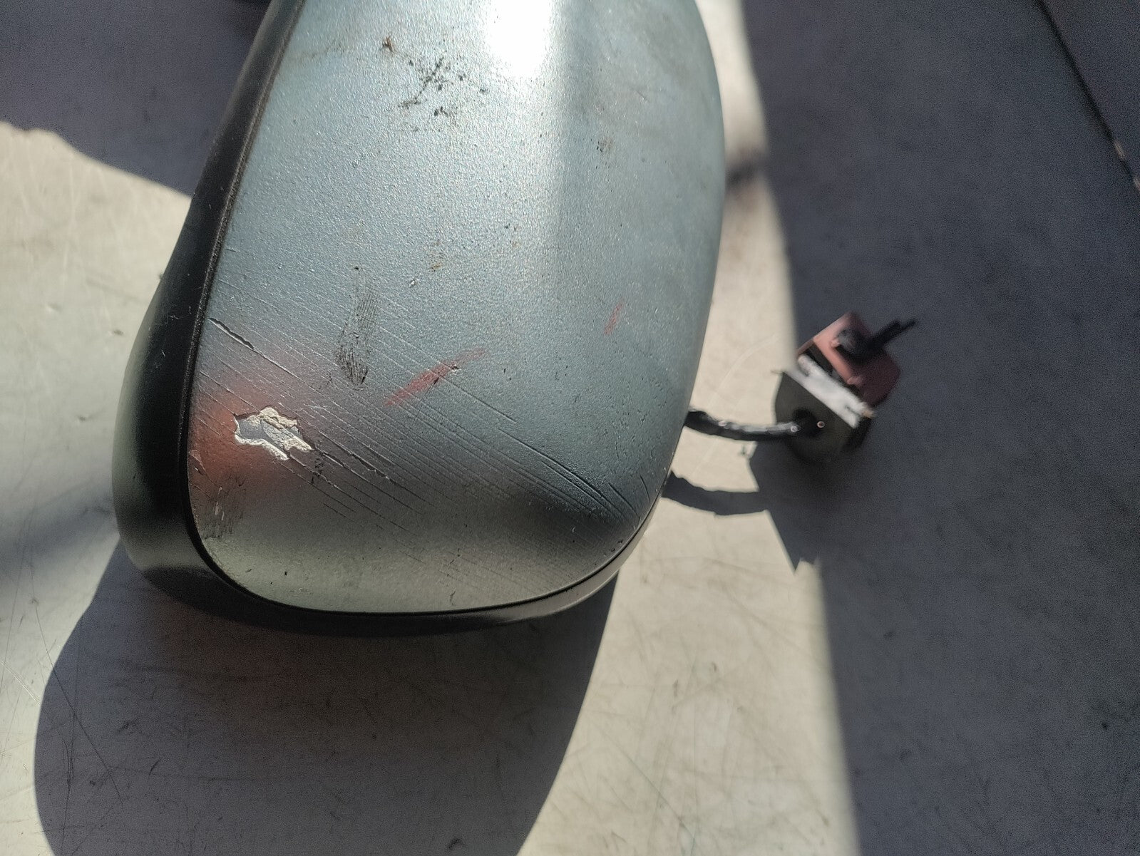 2007 PEUGEOT 407 NS PASSENGER SIDE WING MIRROR DAMAGED