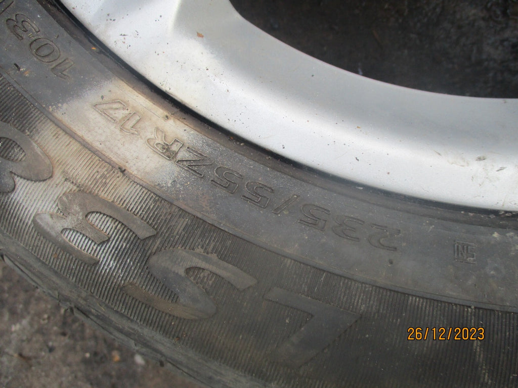 VW VOLKSWAGEN TIGUAN MK1 2012 17 INCH ALLOY WHEEL WITH TYRE 235/55R17