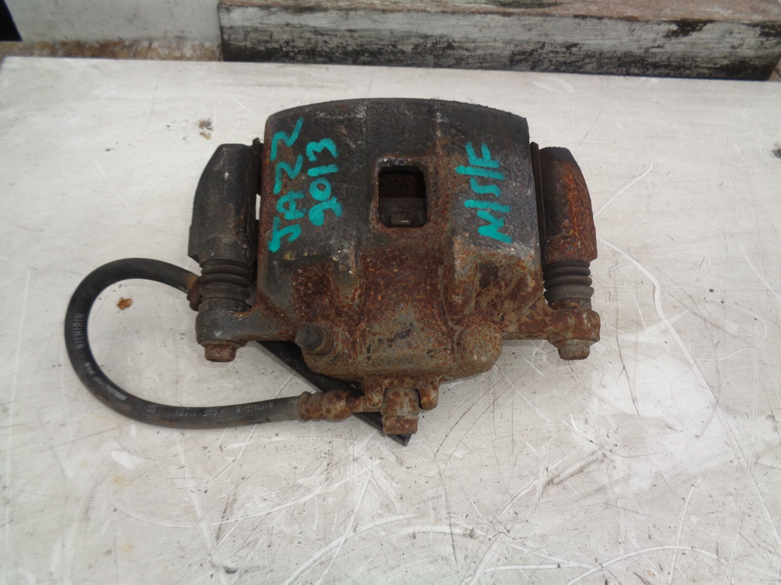 HONDA JAZZ MK3 2013 NSF PASSENGER SIDE FRONT BRAKE CALIPER