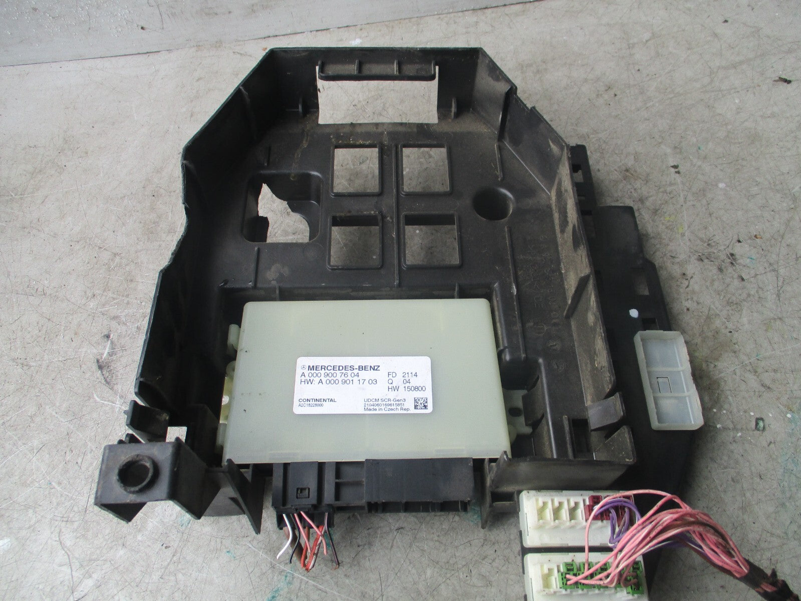 2021 MERCEDES SPRINTER W907 EGR CONTROL MODULE A0009007604