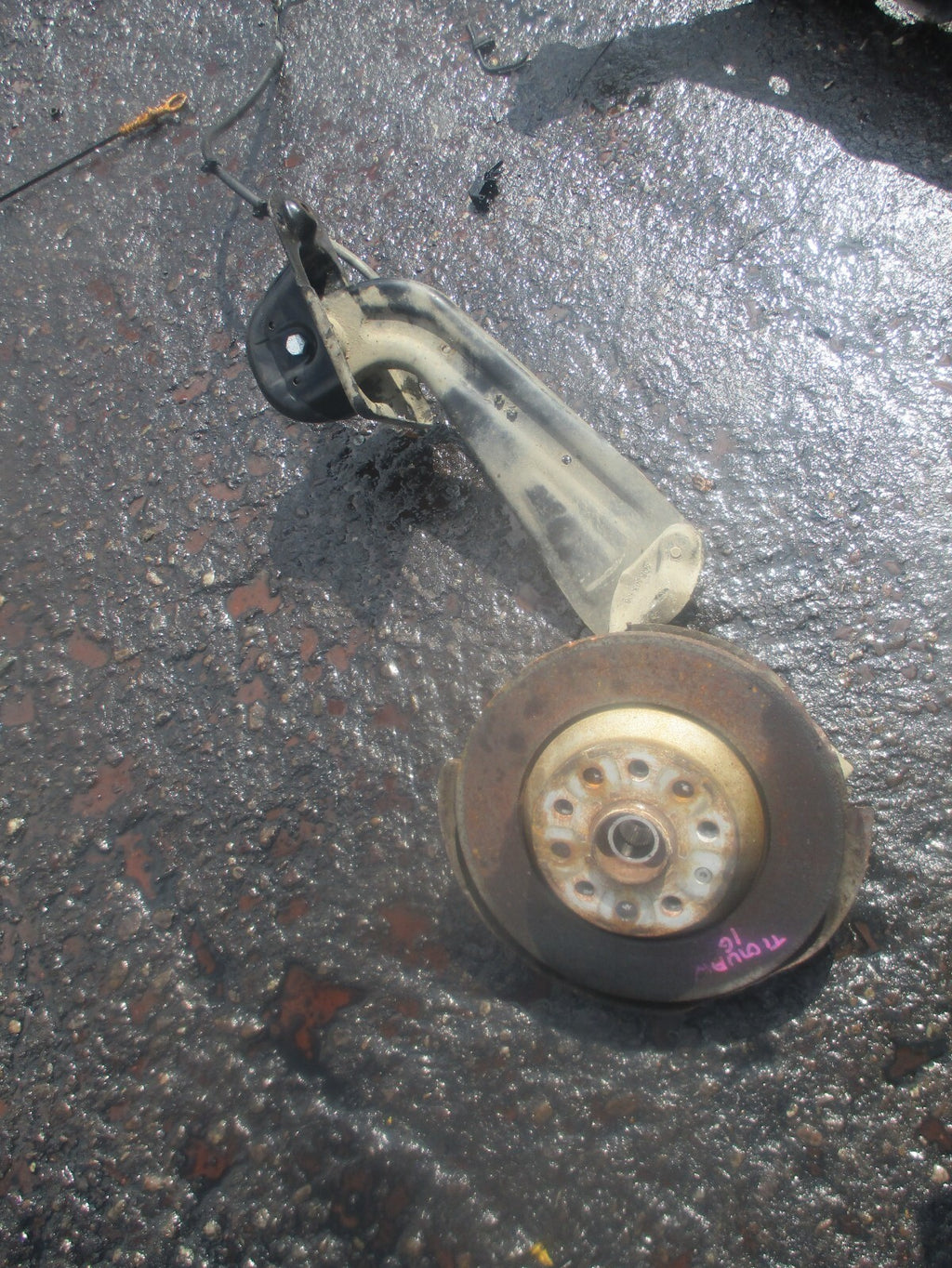 VW VOLKSWAGEN TIGUAN MK2 2016 OSR DRIVER SIDE REAR BEARING HUB