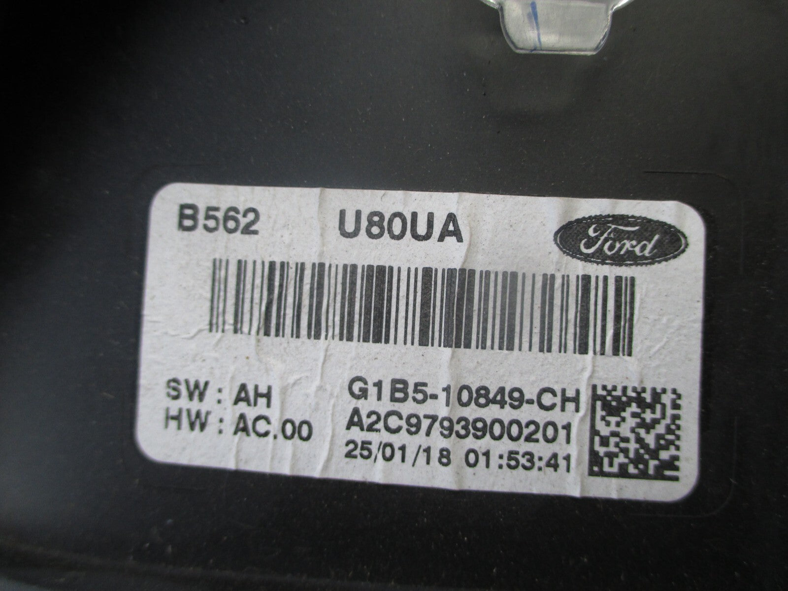FORD KA + 2018 1.2 PETROL SPEEDOMETER INSTRUMENT CLUSTER CLOCK G1B510849CH