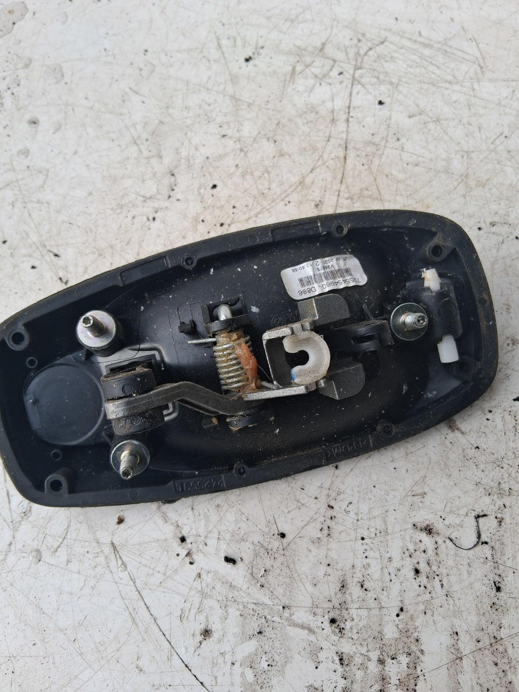 2024 VAUXHALL COMBO D OSF OFF DRIVER RIGHT SIDE EXTERIOR DOOR HANDLE 7355454960