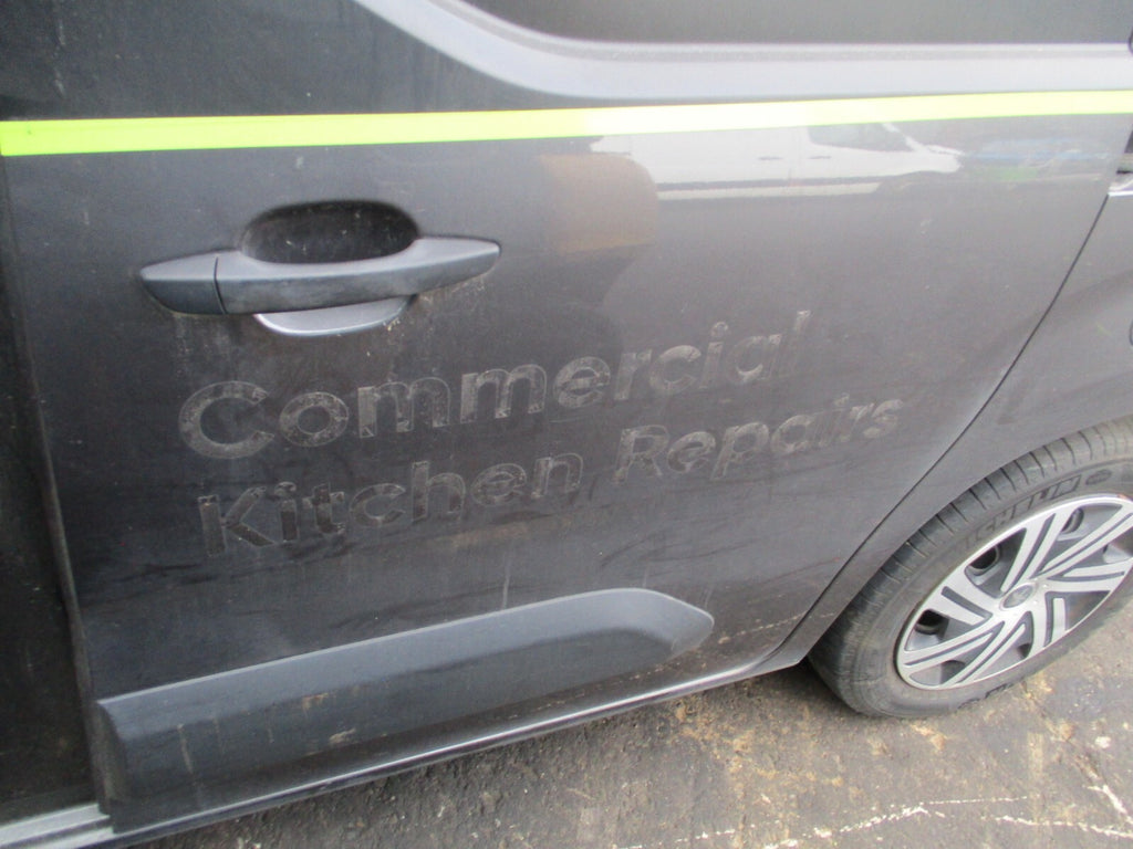 PEUGEOT PARTNER MK3 2022 NS PASSENGER SIDE SLIDING LOADING BARE DOOR GREY KVL