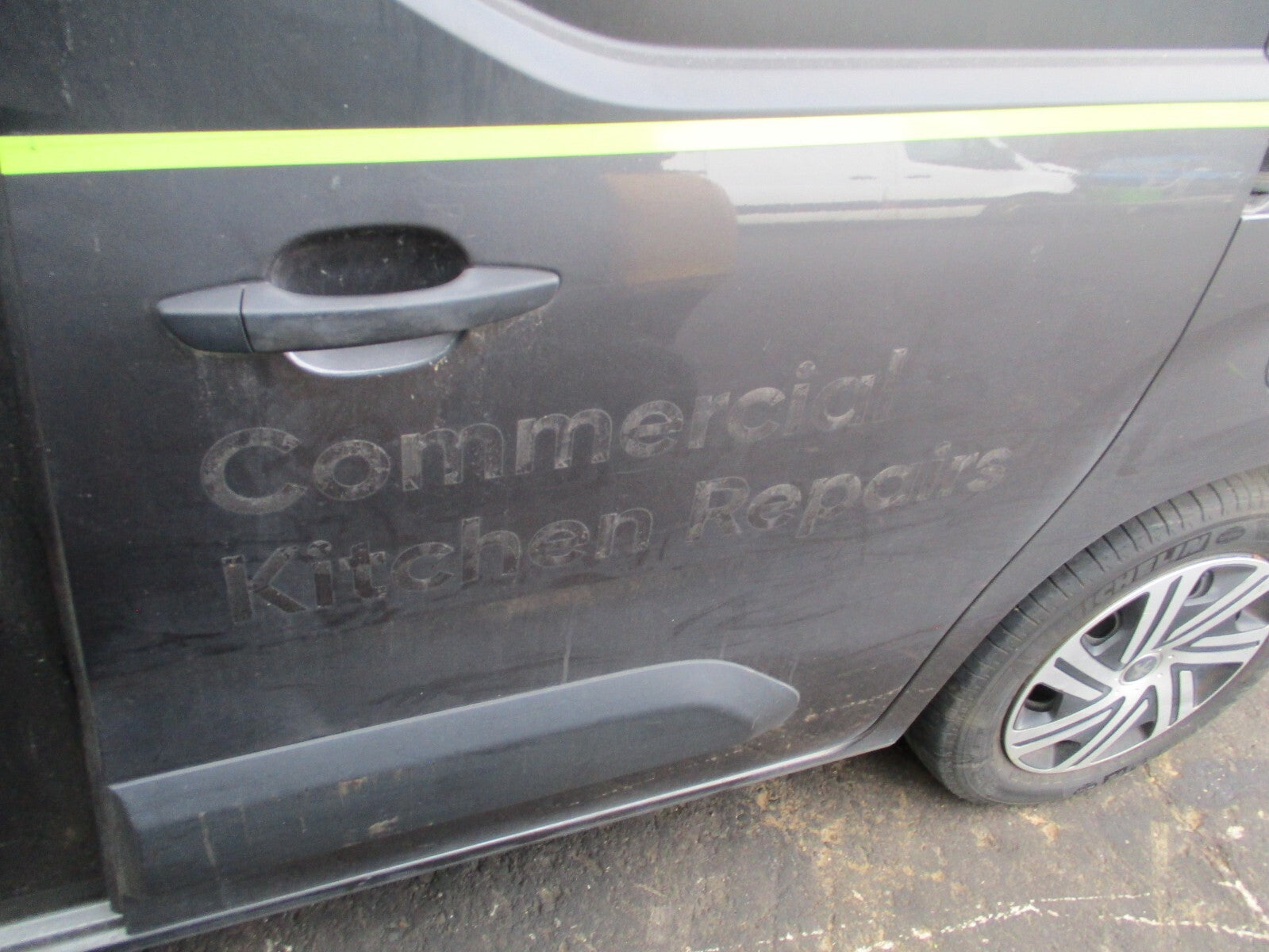 PEUGEOT PARTNER MK3 2022 NS PASSENGER SIDE SLIDING LOADING BARE DOOR GREY KVL