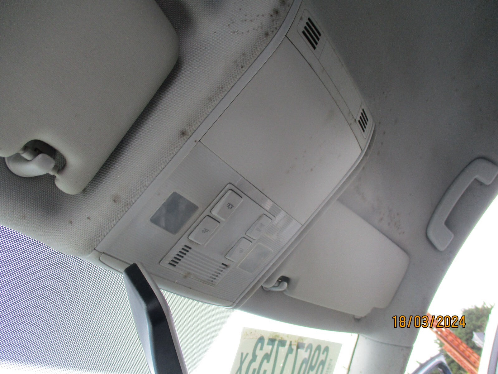 VW VOLKSWAGEN GOLF MK7 2017 FRONT INTERIOR ROOF READING LIGHT