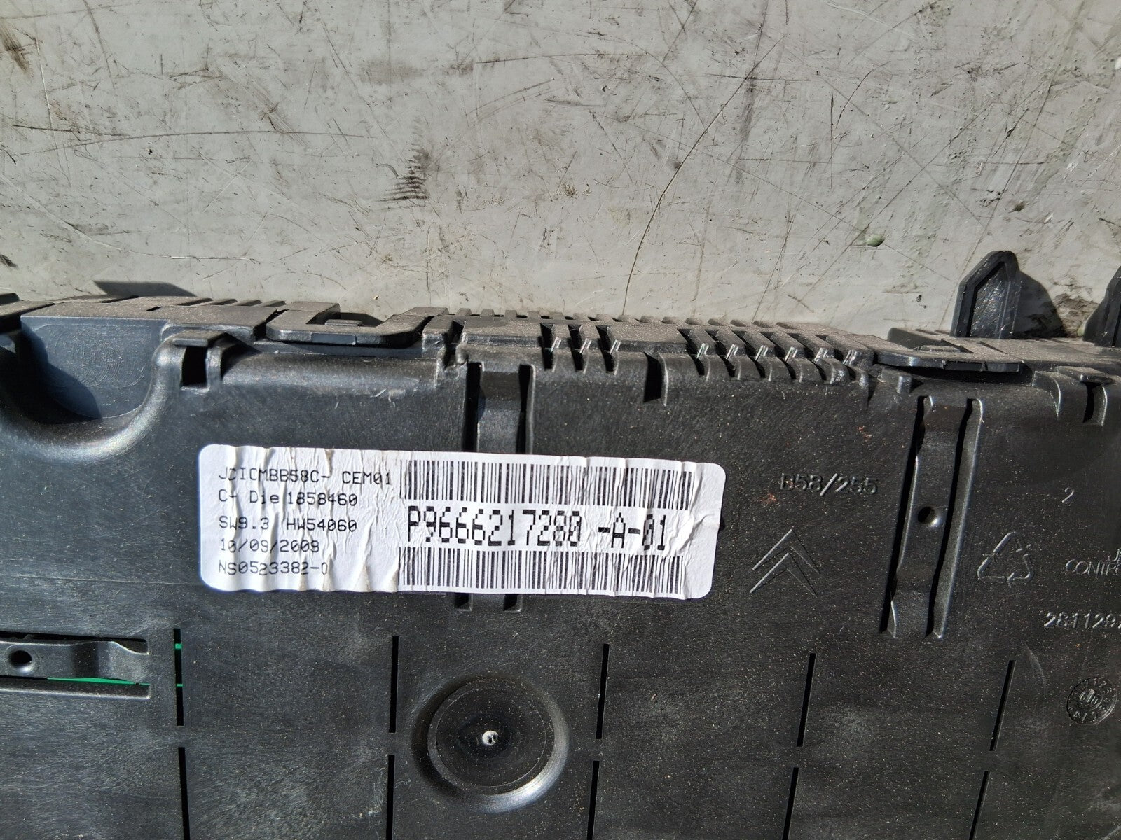 2009 CITROEN C4 GRAND PICASSO SPEEDO METER INSTRUMENT CLUSTER P9666217280