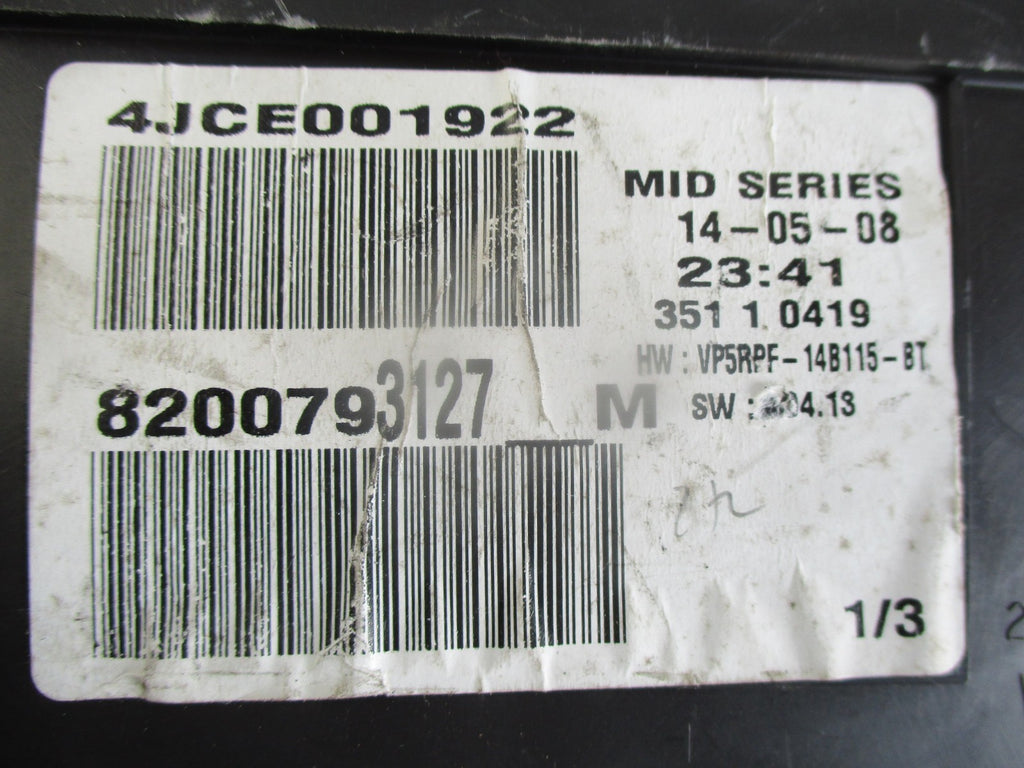 2005 RENAULT MEGANE 1.6 PETROL SPEEDOMETER SPEEDO INSTRUMENT CLOCKS 8200793127